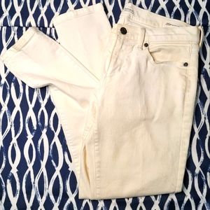 Banana Republic White Womens Skinny Jeans